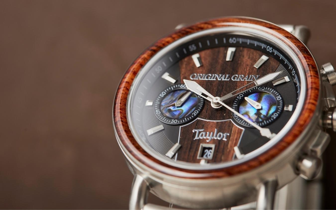 テイラーギター✕オリジナルグレイン 腕時計 定価165000円の1/3
