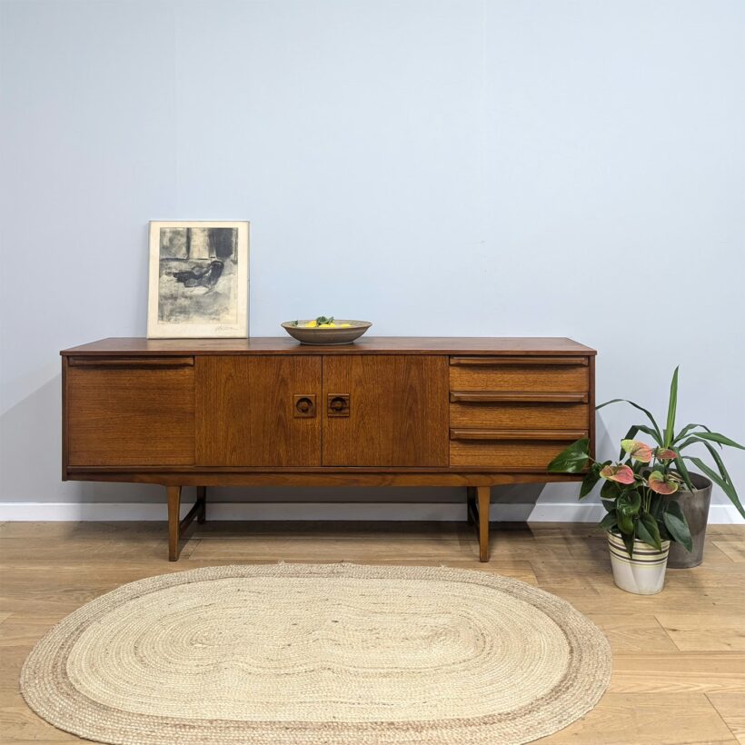 Vintage 1970s Teak 'Stateroom' Sideboard by Stonehill Furniture