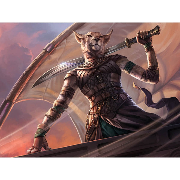 Mirri, Weatherlight Duelist Print - Original Magic Art