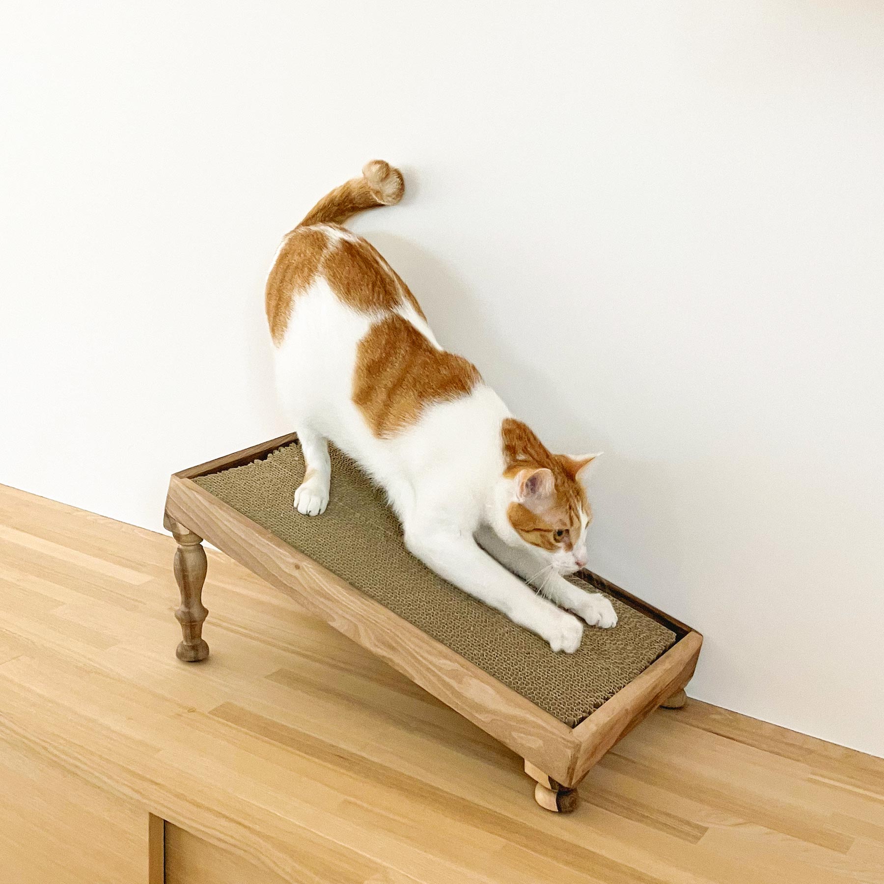 オルネコ・クルミの木の爪とぎ（フレーム・爪とぎセット）｜オルネコ