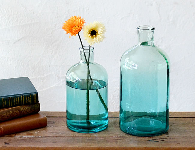 グラデーションガラス花瓶 高さ30cm