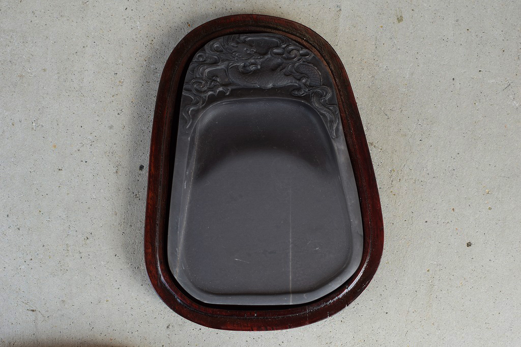 端渓硯 老坑 4.5寸 刻入天然硯 | 書道用品専門店【大阪教材社】