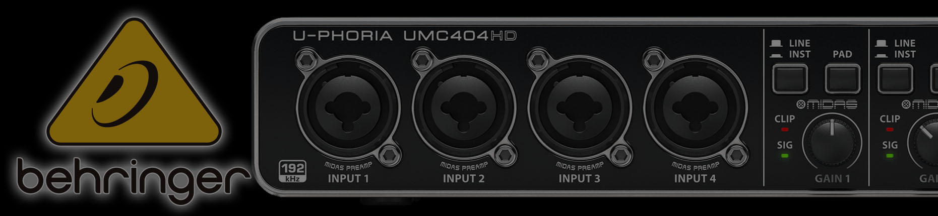 驚きのコストパフォーマンス！】BEHRINGER UMC404HD【 4×4・24bit・192