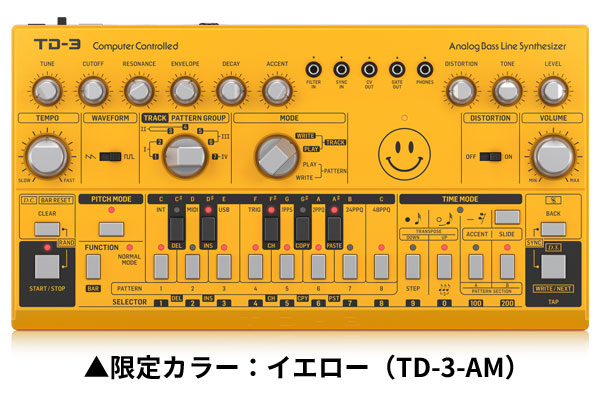 Behringer TD-3-BU アナログシンセサイザー 【公式通販】