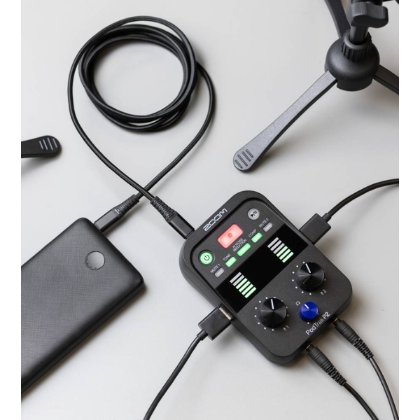 Zoom PodTrak P2 USBインターフェース ZOOM/USBマイク用レコーダー