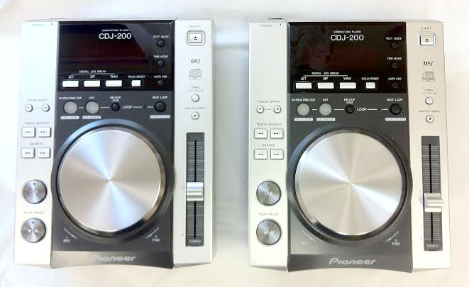 中古品】【2台セット】Pioneer/DJプレーヤー/CDJ-200 -DJ機材アナログ