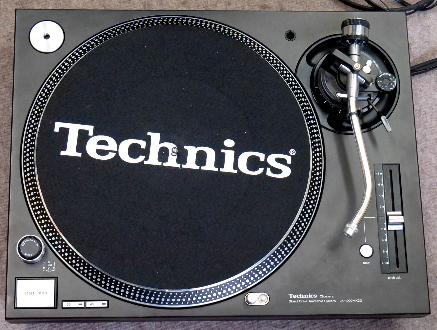 Technics SL-1200 MK3DターンテーブルStonesThrow