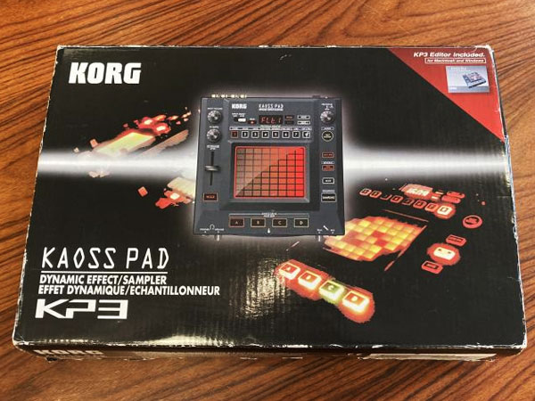 KORG KAOSS PAD KP3 本体と付属品 箱付き】KORG KAOSS PAD KP3 本体と