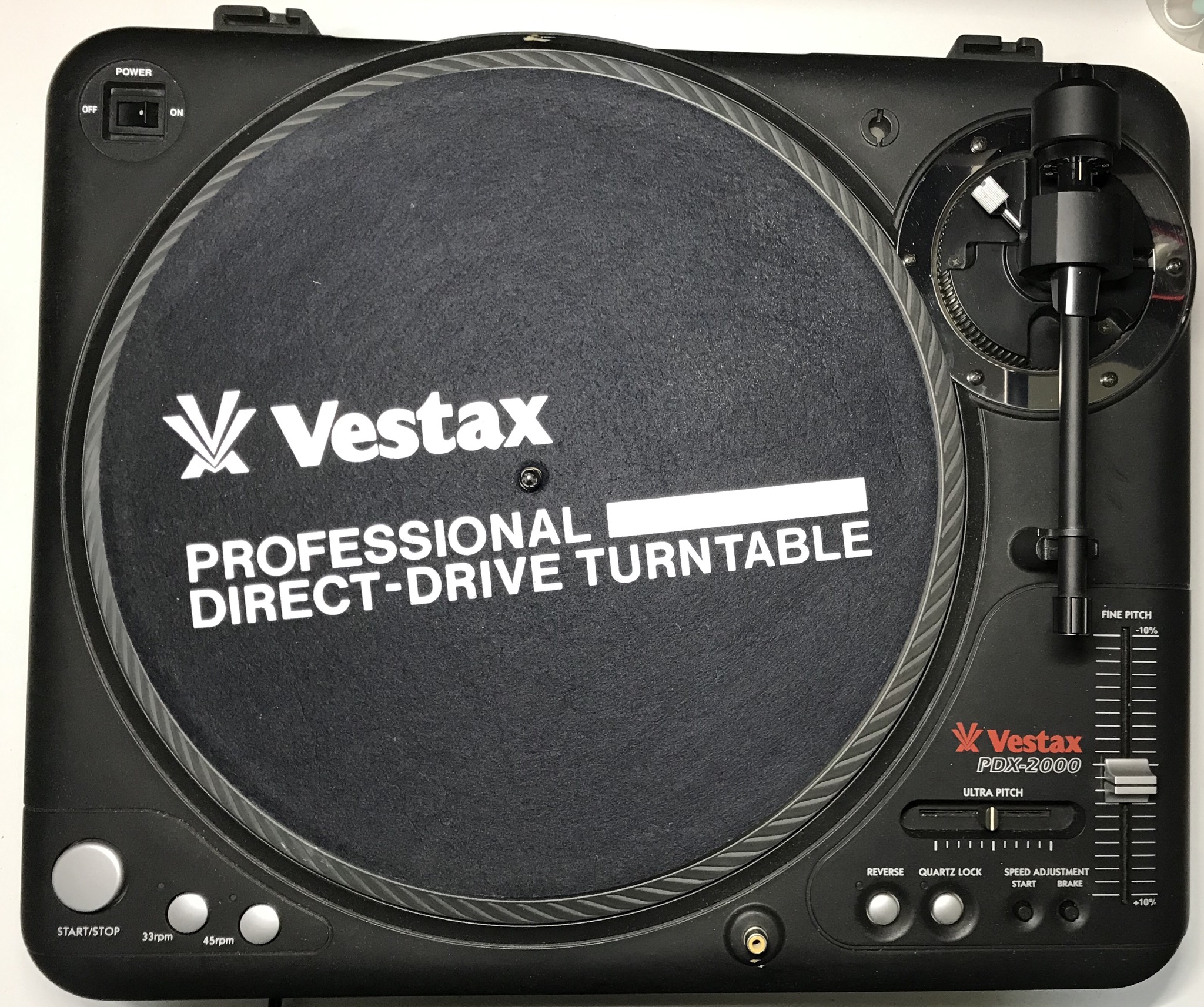 中古品】Vestax/ターンテーブル/PDX-2000(ブラック) -DJ機材アナログ