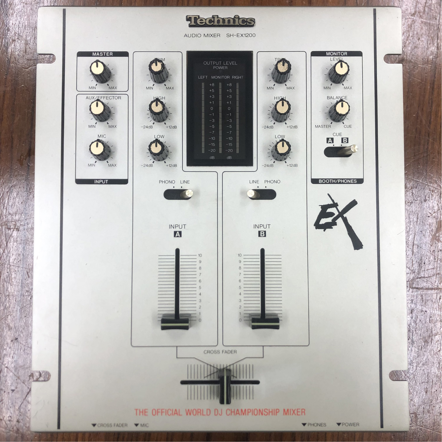 中古品】Technics/DJミキサー/SH-EX1200 (シルバー) -DJ機材アナログ