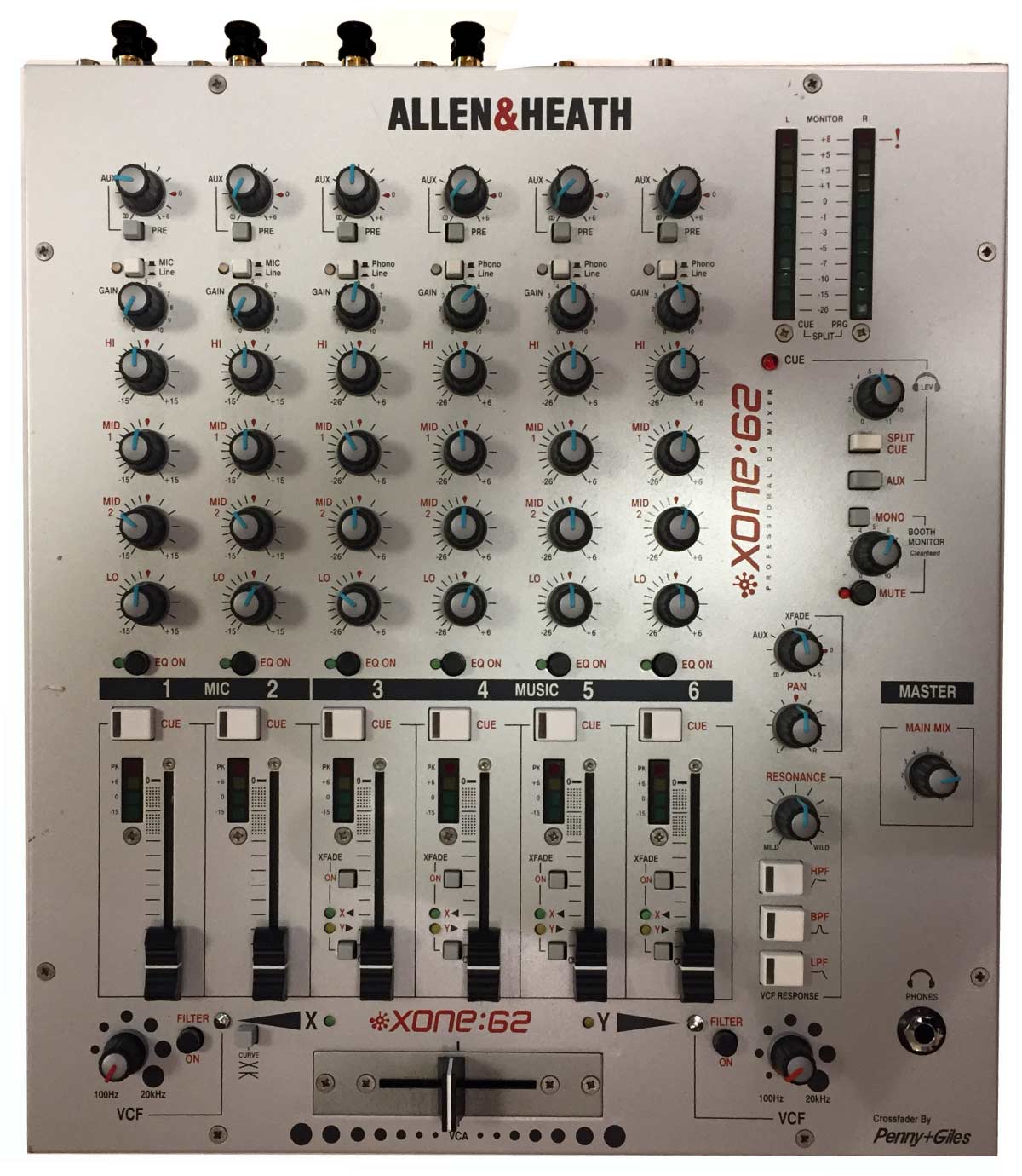 中古品】ALLEN & HEATH/DJミキサー/XONE:62 -DJ機材アナログレコード