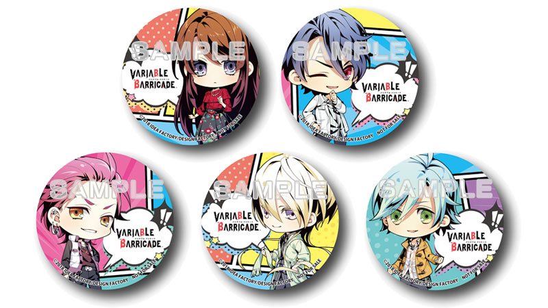 VARIABLE BARRICADE ヒバリ 缶バッジ オトメイトカプセル