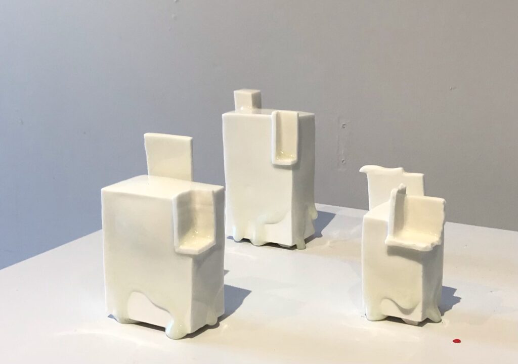 吉川正道青白磁飾り皿