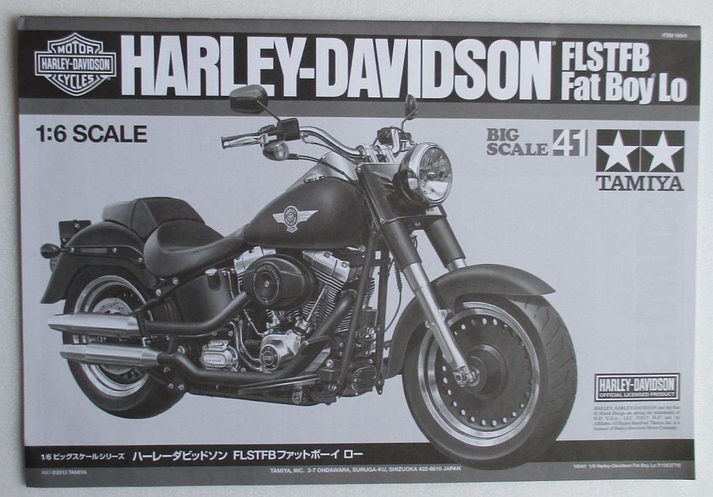 Harley-Davidson FLSTFB Fat Boy Lo (タミヤ 1/6) – 趣味の部屋