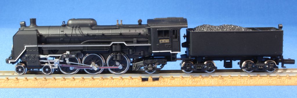 黒い蒸気機関車C59モデルNゲ−ジ C59 戦後形(KATO)