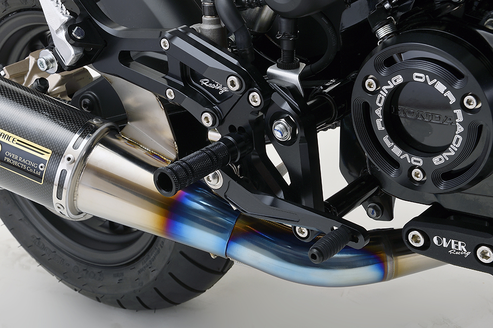 4BOX ステップ 51-86-01 OVER RACING バックステップ 4ポジション ZX