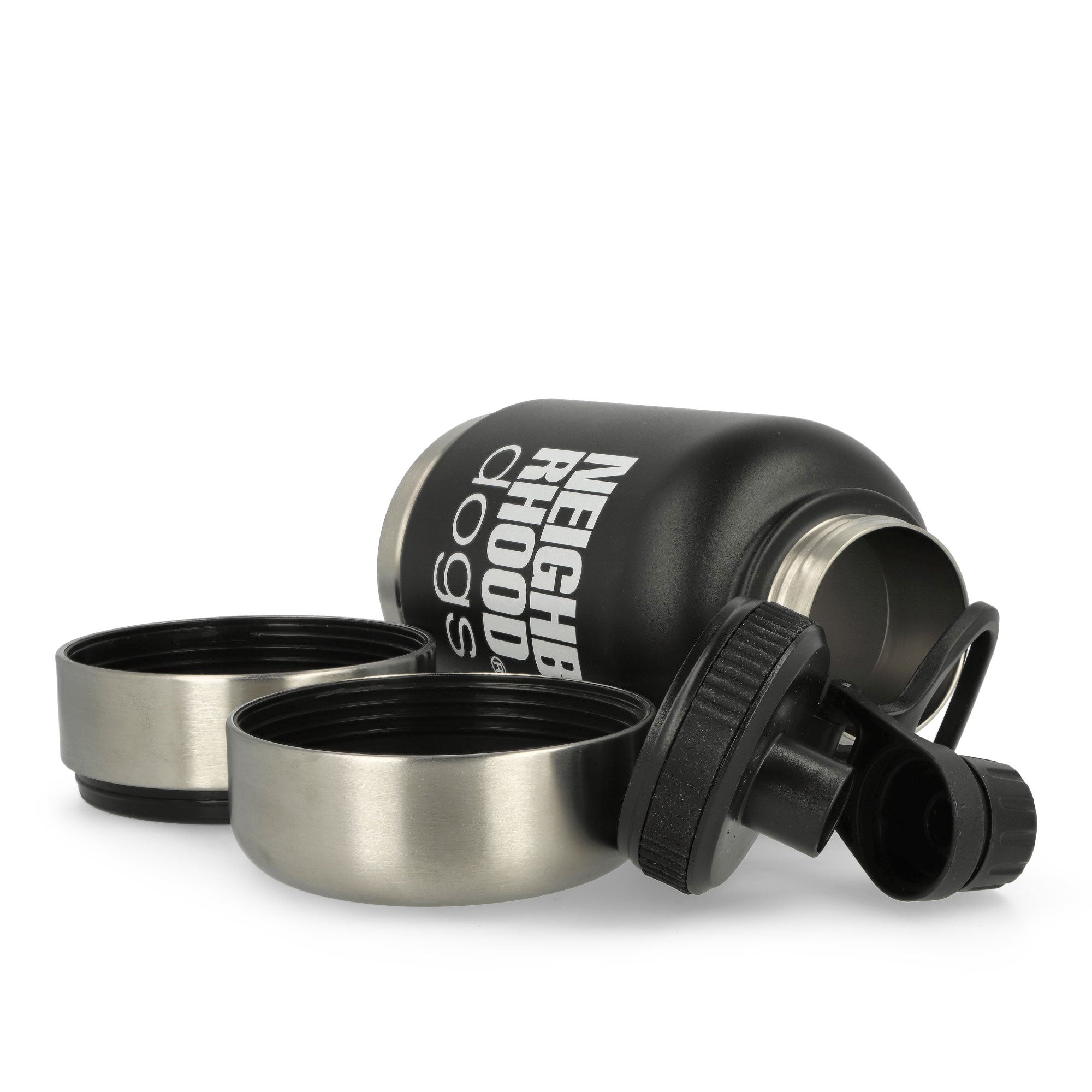 Neighborhood Dog Travel Bottle 251MYNH-AC06 / Black | OVERKILL