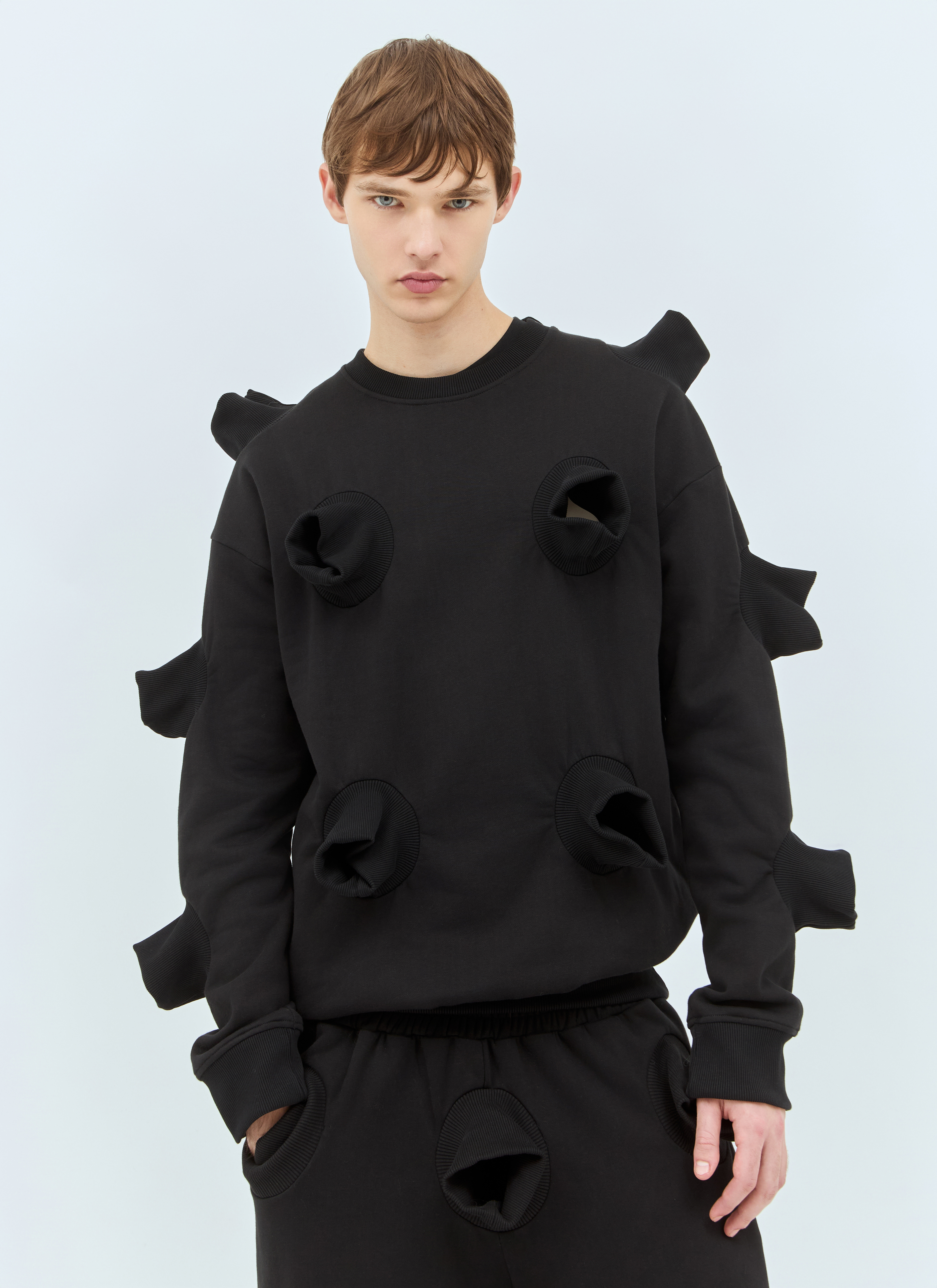 Walter Van Beirendonck Men's' Boom Sweatshirt in Black | LN-CC®