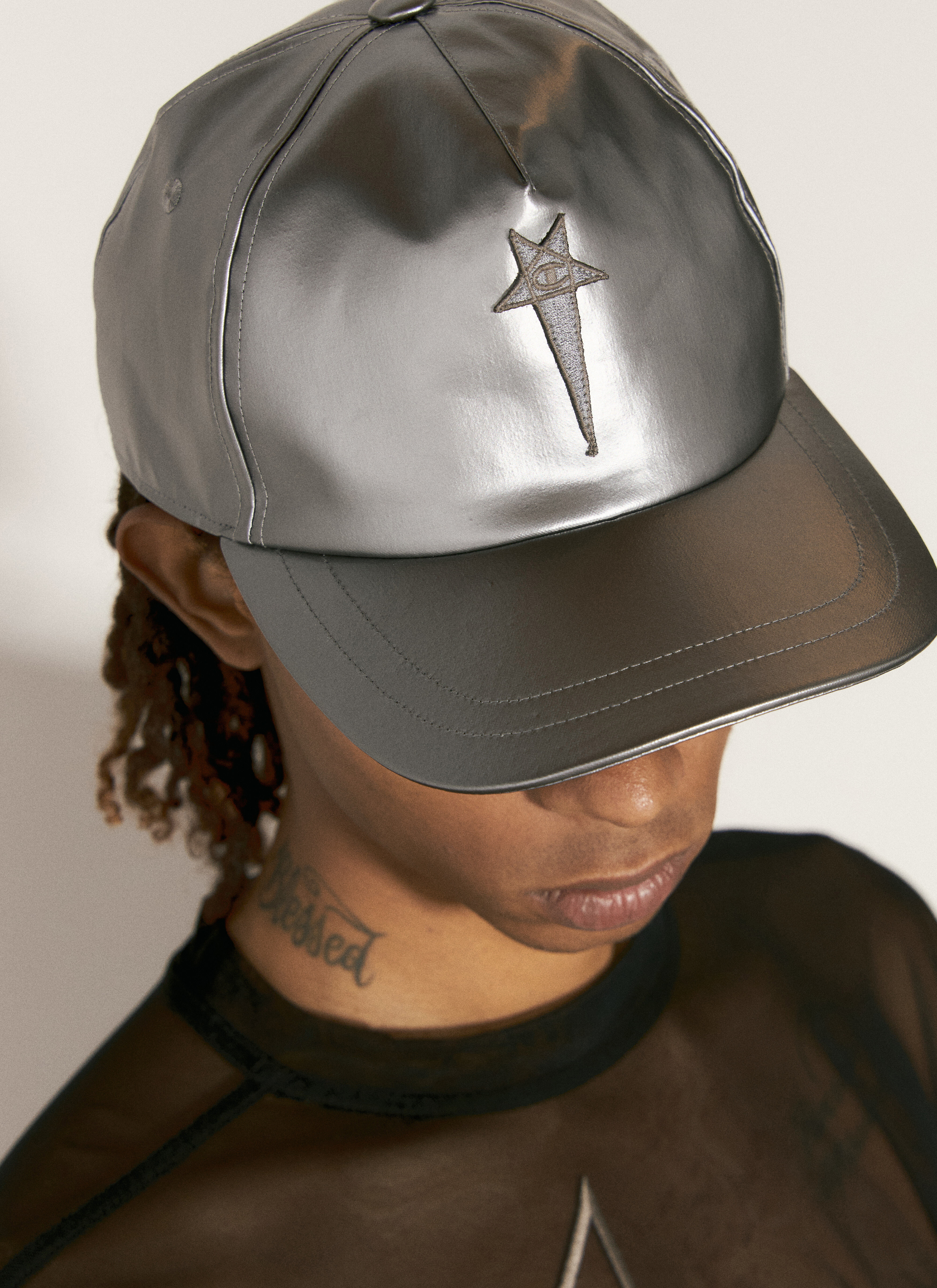 22ss rick owens champion baseball cap Rick Owens Champion Logo
