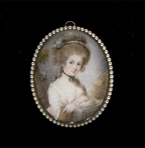 ミニアチュールminiature 肖像画17-19世紀サイン有り