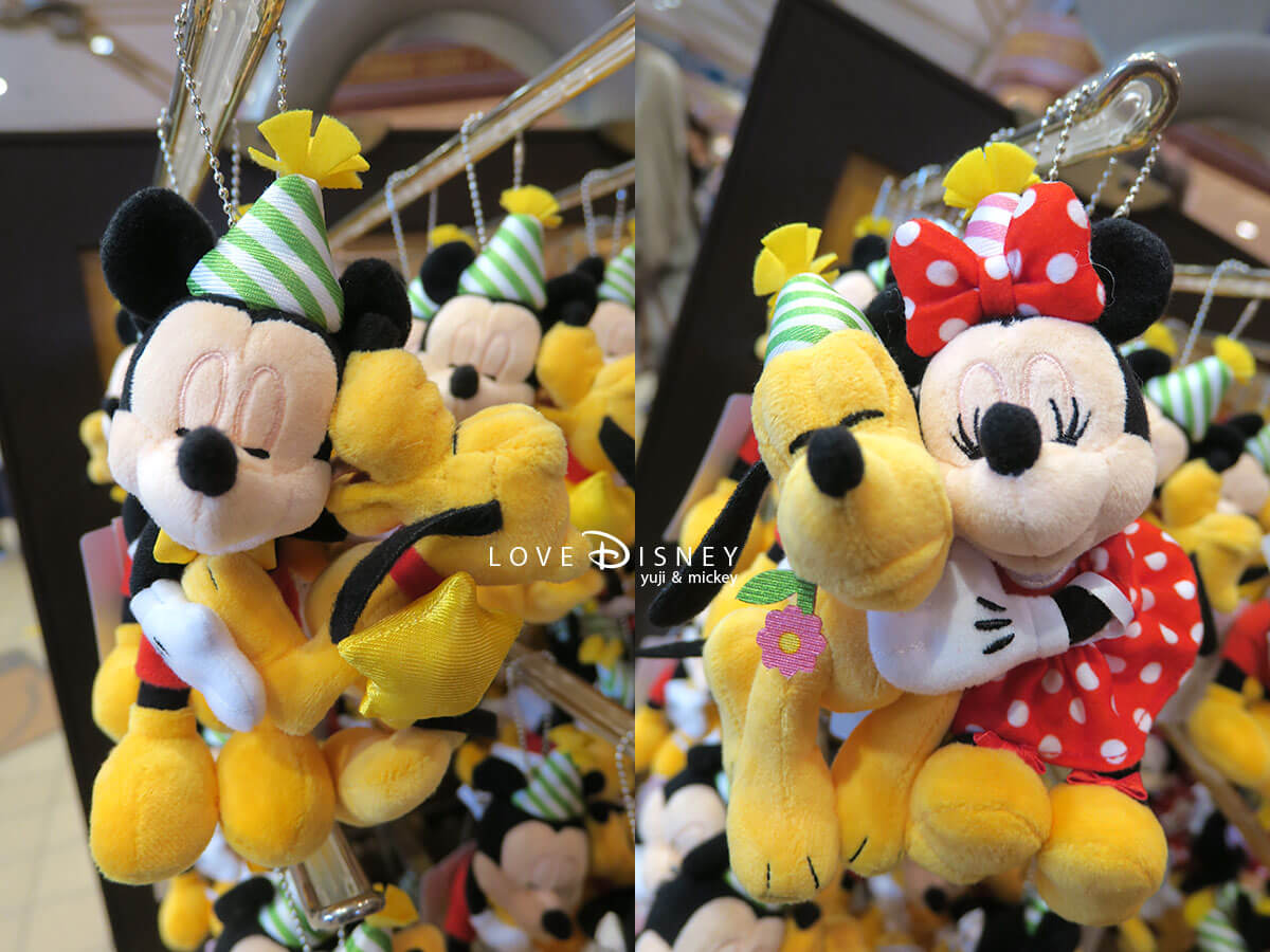 ディズニー ミッキー ミニー 誕生日ぬいぐるみバッジ2019 ミッキーの