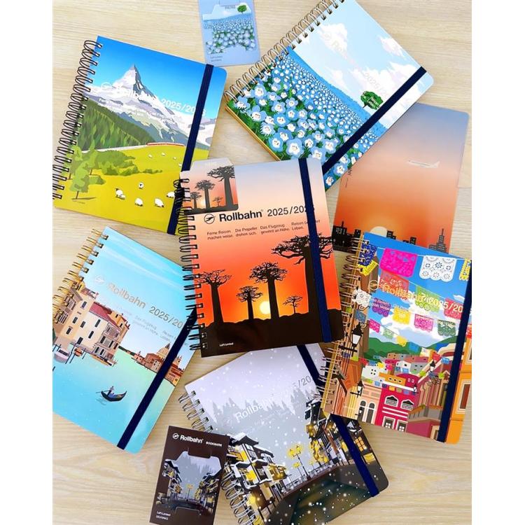 2025年3月始まり手帳 月間 L ロルバーン 夕日【ロフト限定