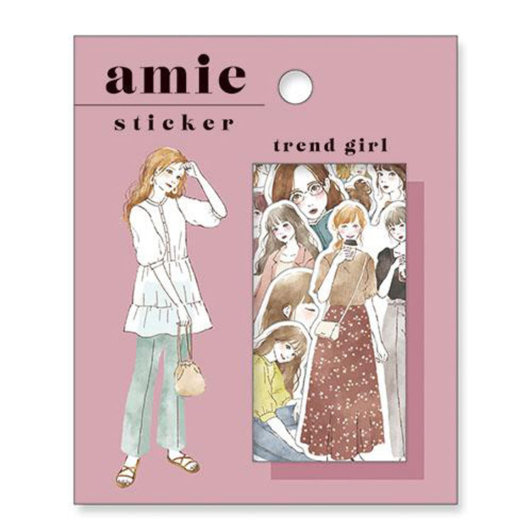 アミ ステッカー トレンドガール(トレンドガール): ステーショナリー