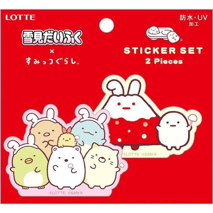 ステッカーセット B 雪見だいふく×すみっコぐらし: キャラクター