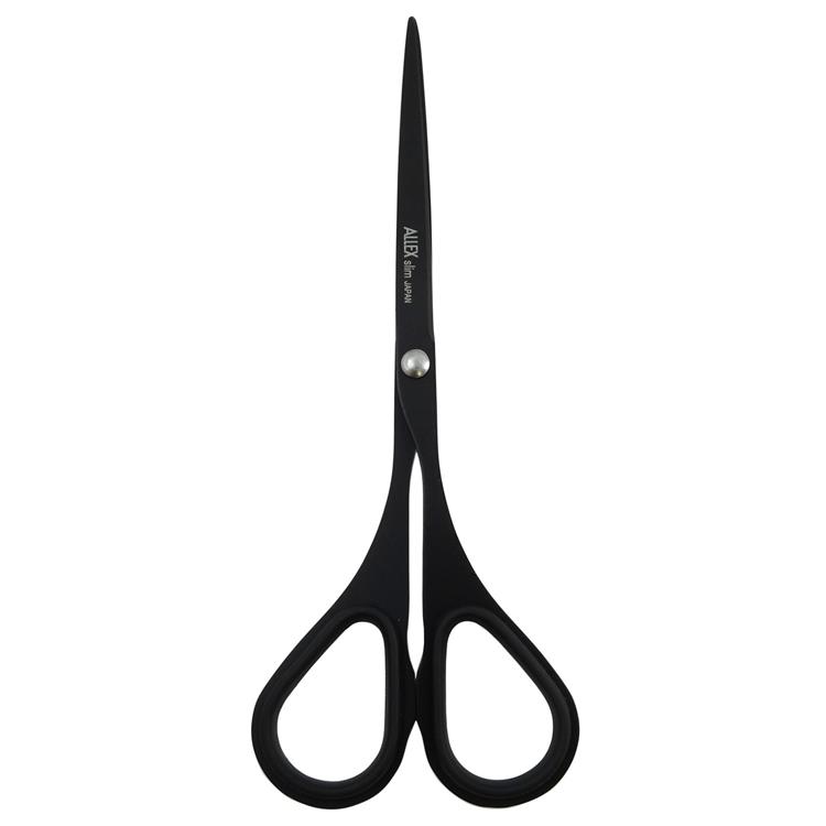 はさみ スリム140 フッ素コート ブラック(ブラック): ステーショナリー