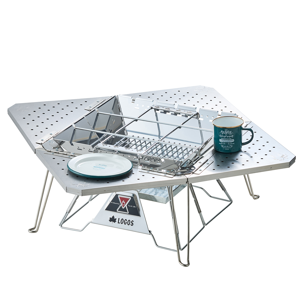 2WAY囲炉裏タフテーブル|ギア|家具|テーブル|製品情報|ロゴスショップ