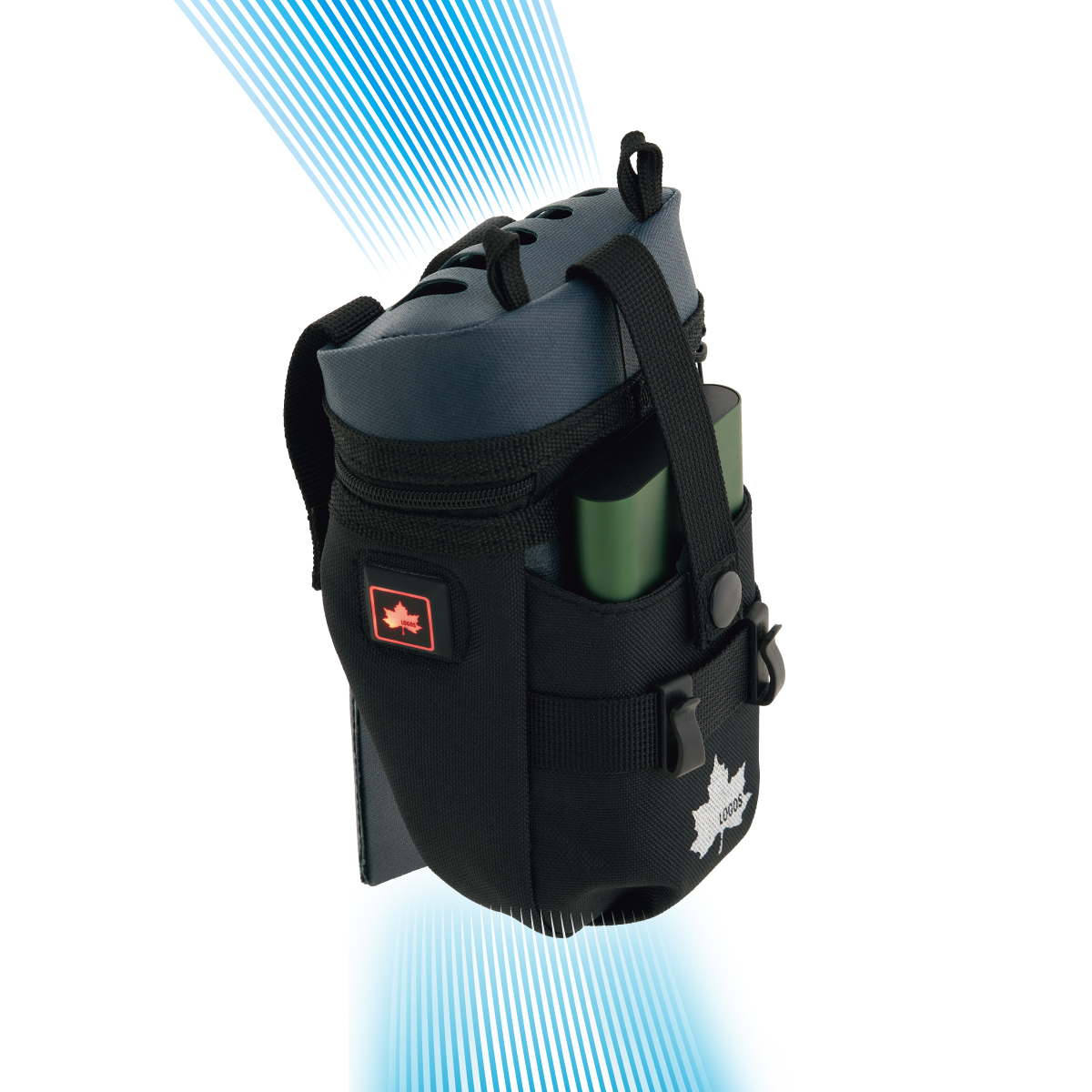 野電 ボディエアコン・冷風2WAYポーチ|ギア|野電|クールアイテム|製品