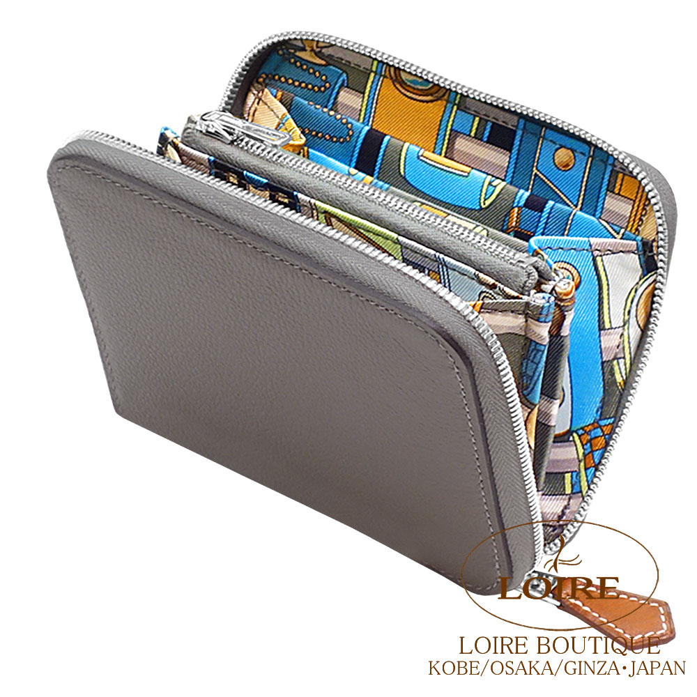 エルメス アザップ シルクイン コンパクト エルメス アザップ シルクイン コンパクト 黒 ブラック 【新品