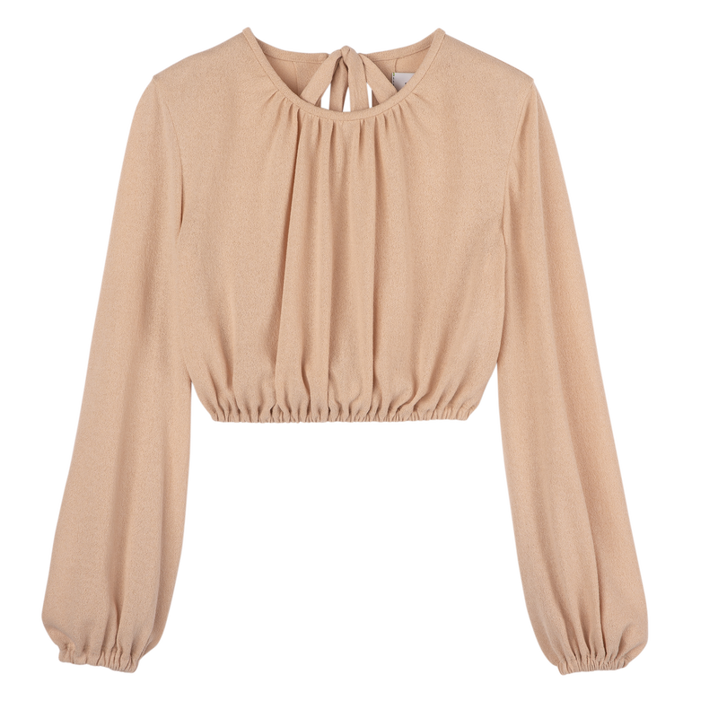 Top Cream - Crepe jersey 4 US | Longchamp US