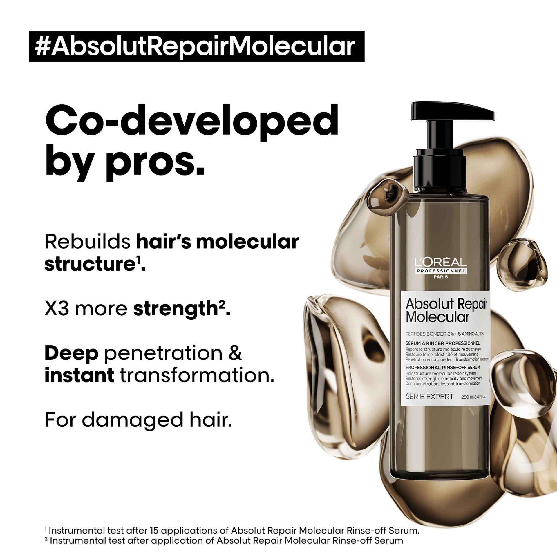 Sérum Absolut Repair Molecular: Reparación Cabello Dañado