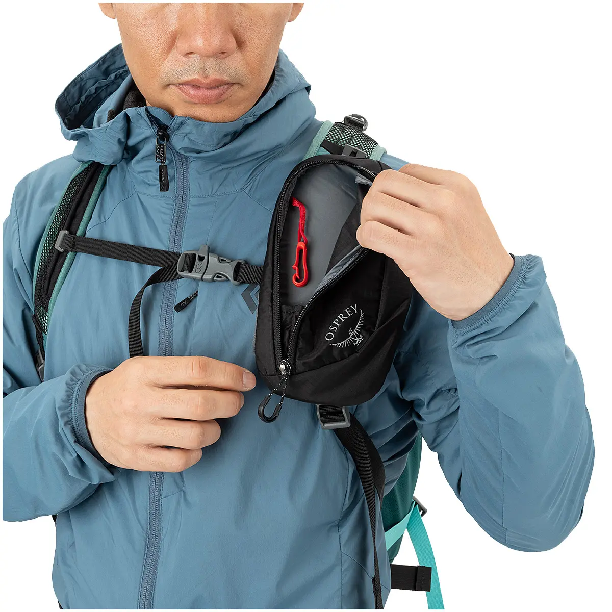 パックポケットジッパード(ブラック): オスプレー | ロストアロー