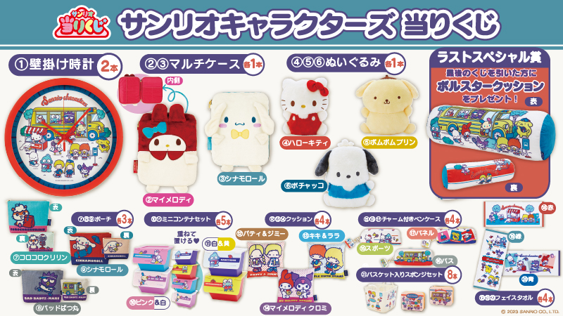 ♪サンリオ 4月キャラクターズ当りくじ｜ローソン公式サイト