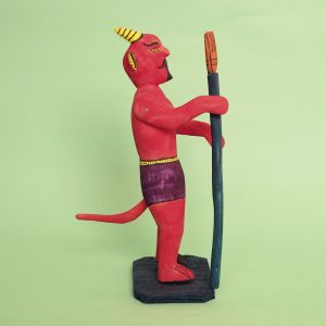 悪魔（オアハカの木彫り）- LABRAVA [メキシコ 民芸 フォークアート 雑貨]