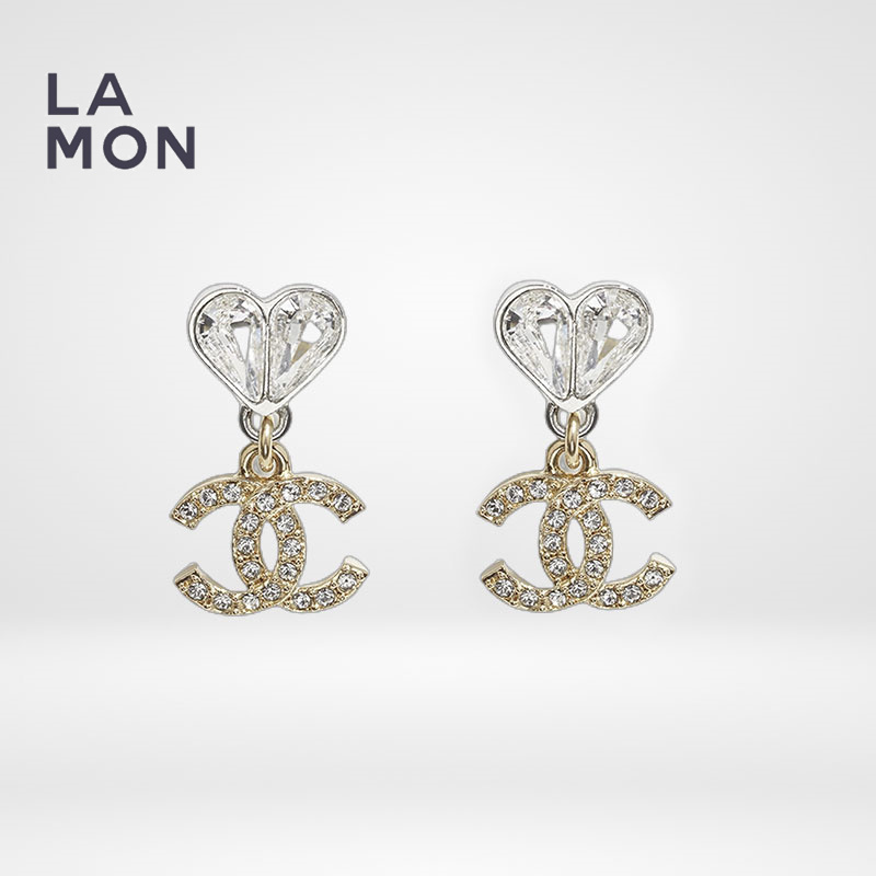 CHANEL ハート型ピアス シルバー 【公式通販】
