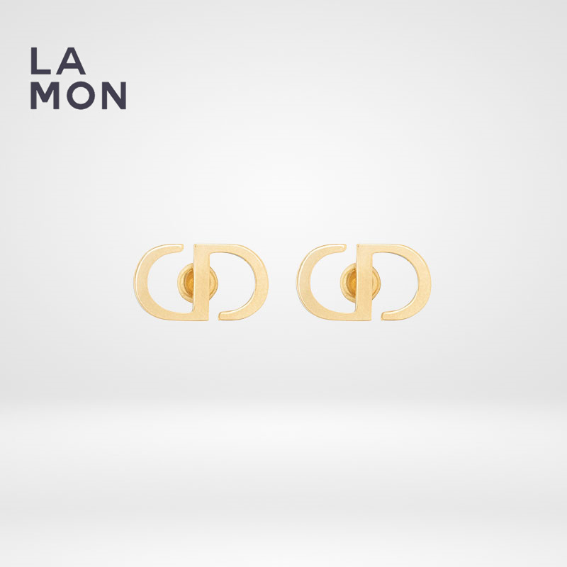 ディオール ピアス DIOR PETIT CD STUD EARRINGS メタル ピアス GOLD