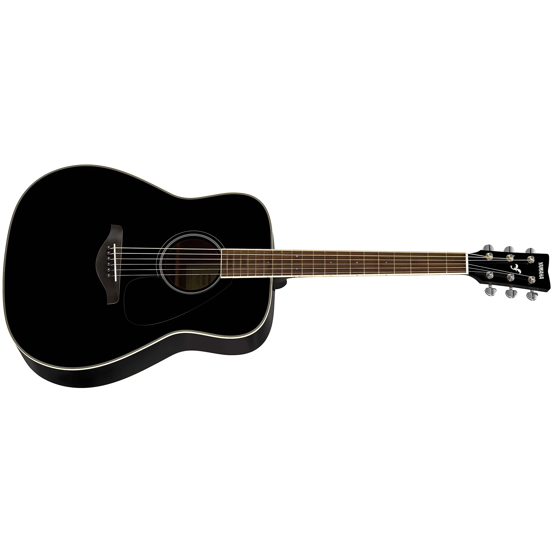 Yamaha FG820 BL in Black finish Acoustic Guitar — L.A. Music
