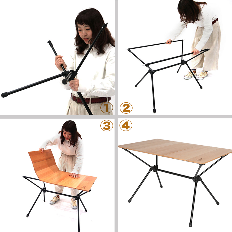 DODの「ジミニーテーブル」地味にいい！オシャレな天板のお手頃サイズ