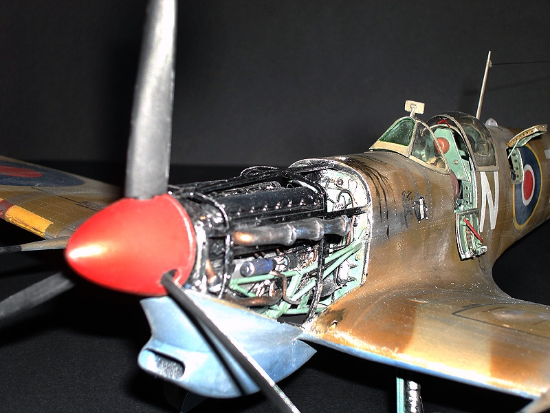 Trumpeter 1/24 scale Spitfire Mk Vb Trop | Large Scale Planes