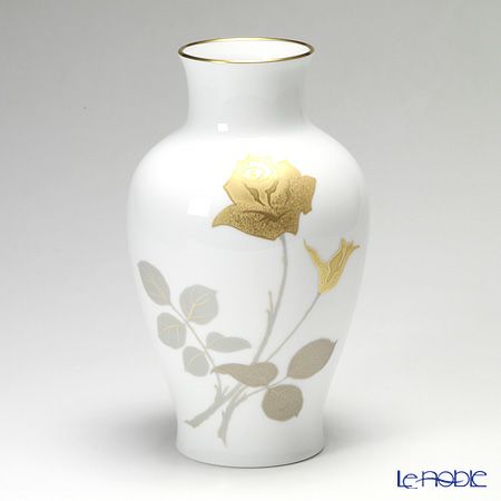 皇室御用達 大倉陶園 【老松】花瓶 花生 皇室御用達 大倉陶園 【老松