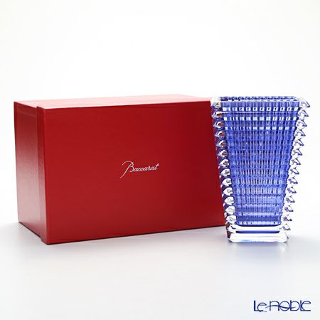 Baccarat EYE VASE S バカラ アイベース ブルー Eye Rectangular Vase