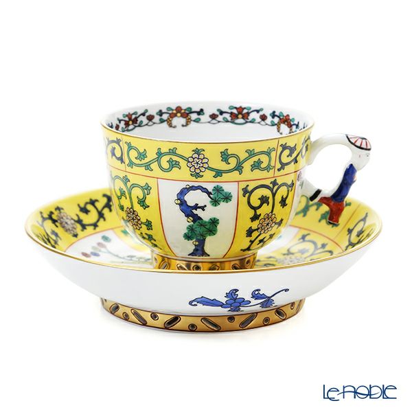 ヘレンドシノワズリ羊歯文様