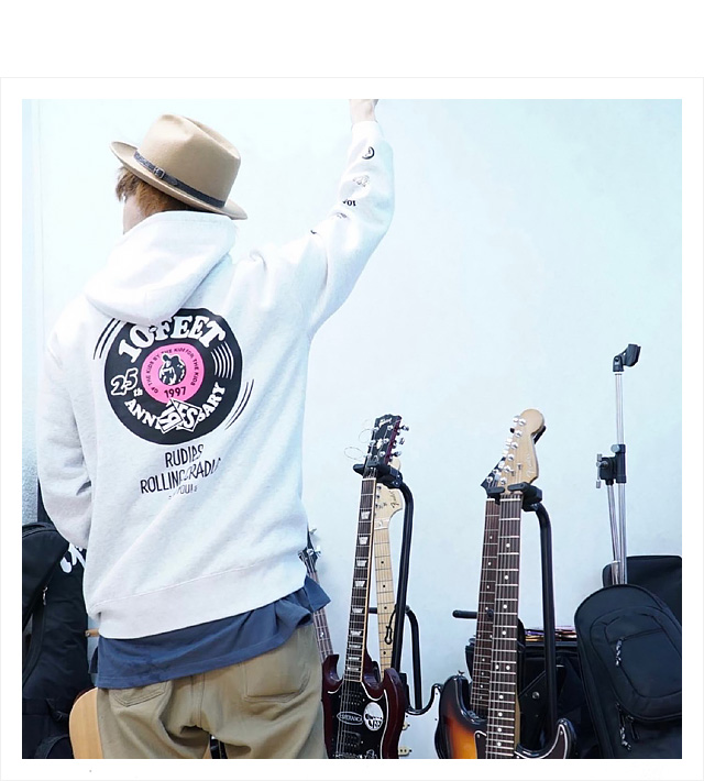 ルーディーズ) 10-FEET×RUDIE'S×ROLLING CRADLE HOOD SWEAT (HOODED