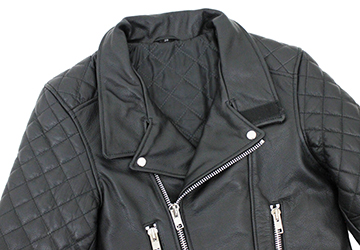特価品】革ジャンダブルライダース ジャケット キルティングパッド付