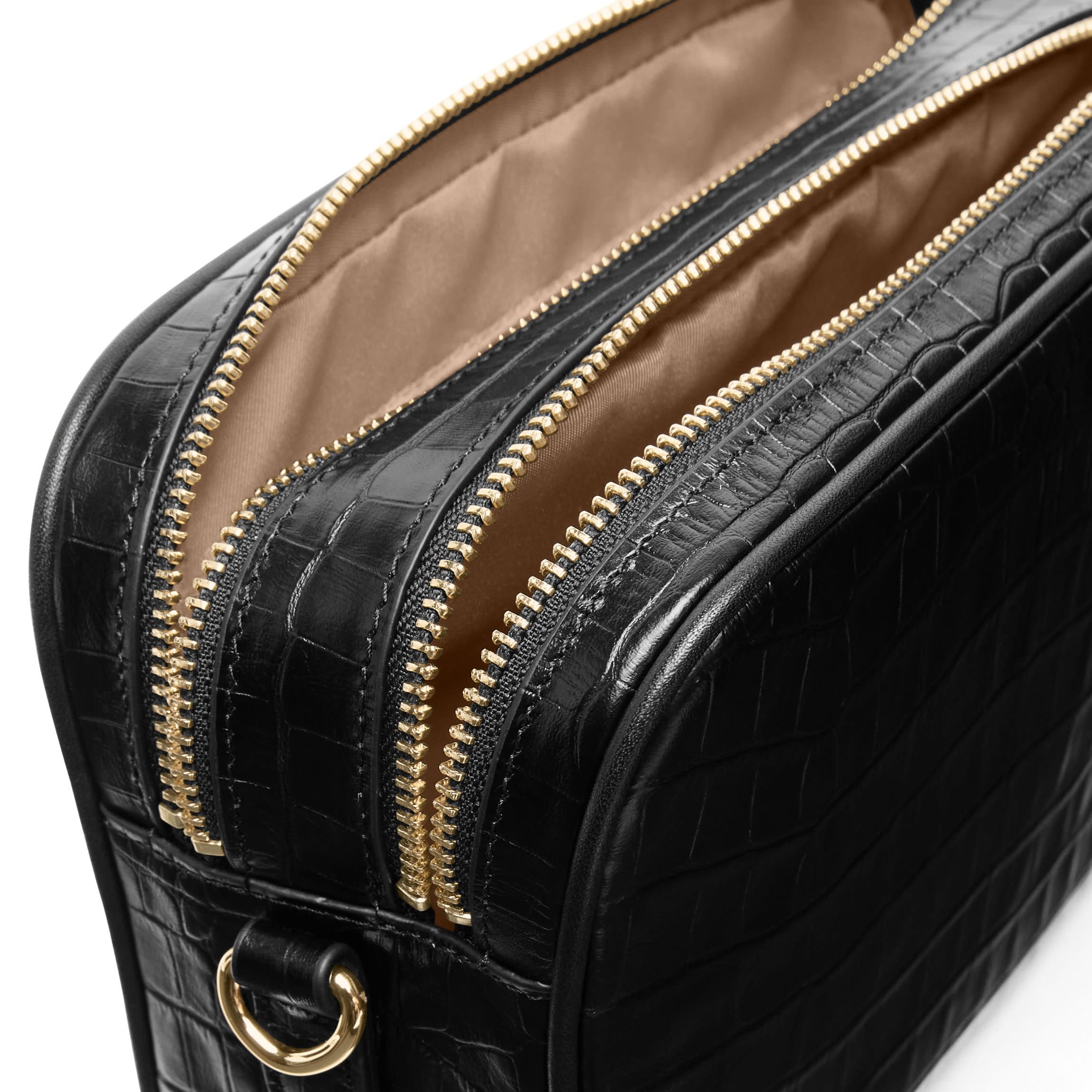 Meadow Double Zip Camera Bag | Full grain leather, secure camera