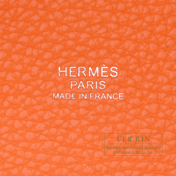 Hermes Picotin Lock Eclat bag 18/PM Orange minium/ Rose azalee