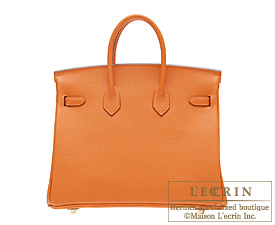 エルメス バーキン25 オレンジ ヴォーエプソン ゴールド金具